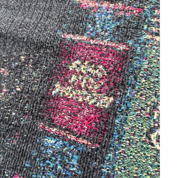 Pure Country Weavers Fredrick the Literate Woven Cotton Throw Blanket Cat Books - Picture 5 of 8